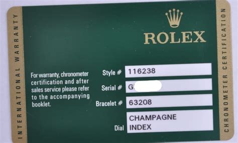 codici garanzie rolex|rolex warranty card.